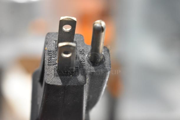 Close-up of a power plug for the Manitowoc IY0304A-161 commercial ice machine. 115 volts, 1 phase.