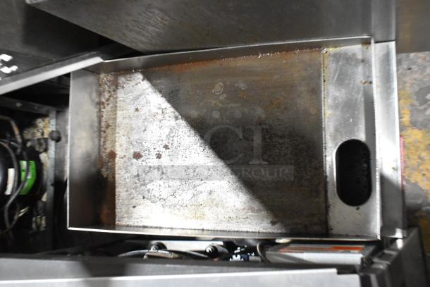 Cecilware stainless steel countertop electric griddle, flat top, used condition, visible surface wear.