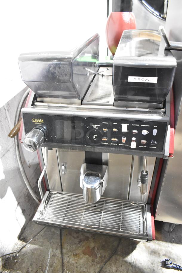 BRAND NEW Gaggia 21ACONCETTO Concetto Evo Duo Super Automatic Espresso Machine, 208V, minor scratches, dual bean hoppers.