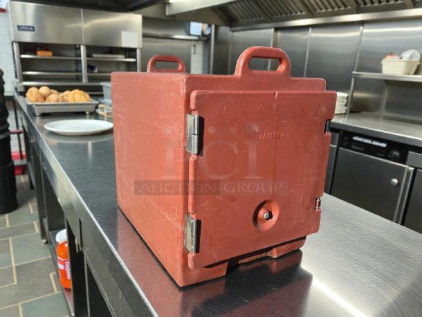 Cambro Camcarrier Ultra Pan food carrier, excellent condition, like new, insulated, model Camcarrier, for auction.