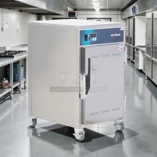 Alto-Shaam 500-S Mobile Holding Cabinet, 6 pan capacity, stainless steel, tested and working, on casters, 120V.