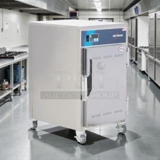Alto-Shaam 500-S Mobile Holding Cabinet, 6 pan capacity, stainless steel, tested and working, on casters, 120V.