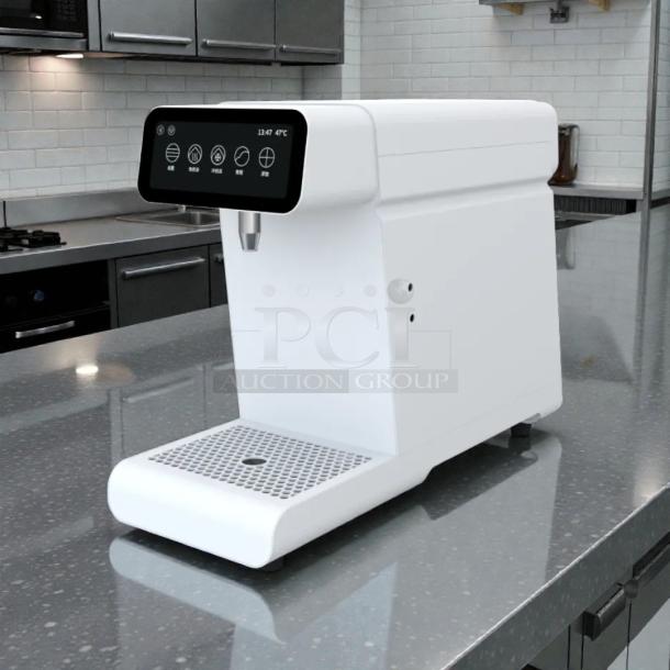 Marco MilkPal Automatic Milk Dispenser, white, tested and working, excellent condition. Features digital display and sleek design.