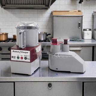 Excellent Condition -  Robot Coupe R2B Food Processor Cutter/Mixer, 3-Quart Batch Bowl, Polycarbonate, 1 HP, 120v - Tested and Working! - Item #1223824