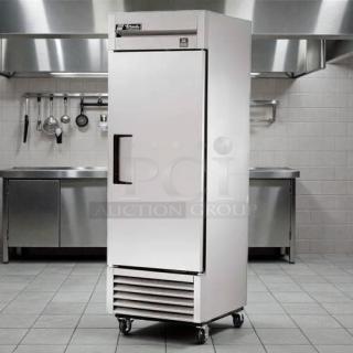 True TS-23F-HC 23 Cu.Ft commercial freezer with stainless steel door, tested and working, in excellent condition.