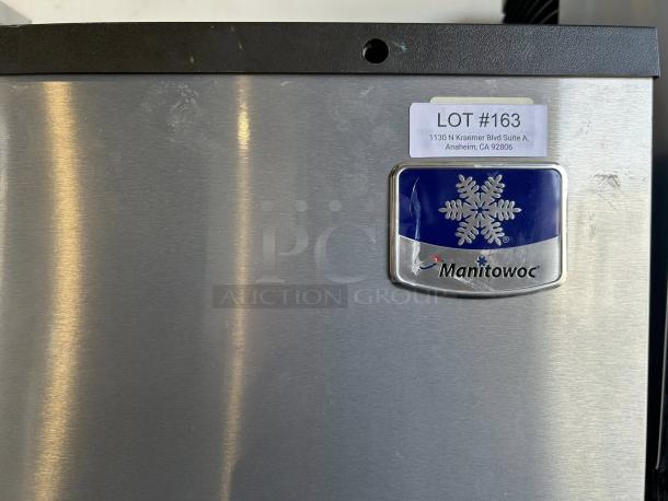 Manitowoc Ice IY-0906A Indigo™ Half Cube Ice Machine, 30", air-cooled, stainless steel, tested working condition, lot #163.