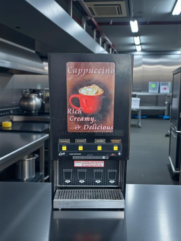 Curtis PC-4D-10-01 Cafe Series Primo Cappuccino Dispenser, 4 stations, great condition, tested working.