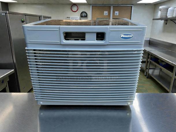 Follett HCC1410AJS Horizon Elite 29" air-cooled ice machine. Tested, working condition. Features remote ice delivery.