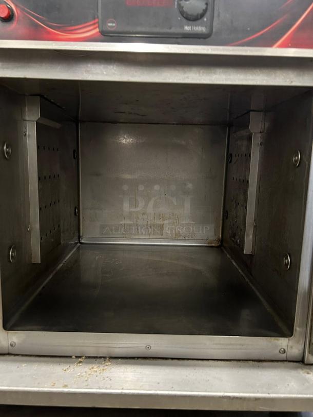 Cres Cor H137SUA5D insulated undercounter stainless steel hot cabinet, tested and working, interior view shown.