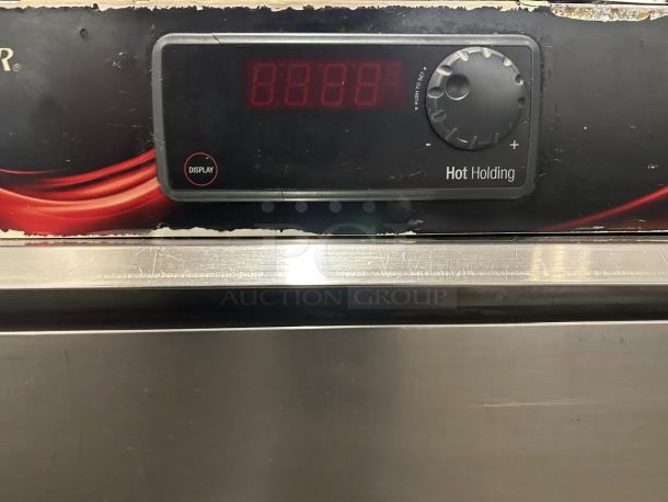 Cres Cor H137SUA5D stainless steel hot cabinet control panel with digital display and temperature dial. Good condition.
