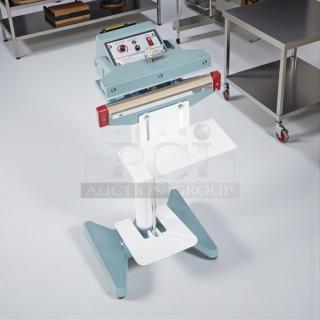 Uline H-28 24" foot-operated impulse sealer in great condition. Features control panel, tested and working.