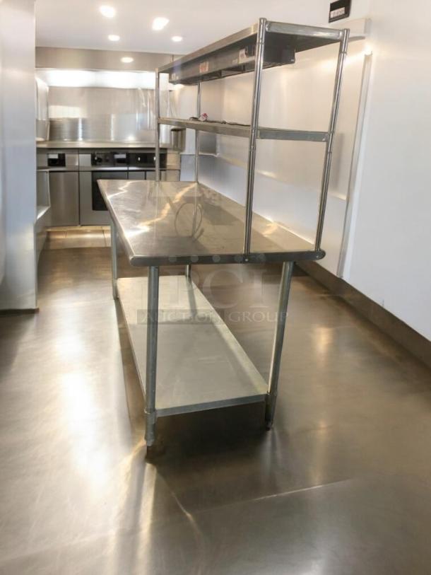 APW Wyott FD-60H overhead food warmer, 120V, stainless steel, top-tier condition, fully tested, ideal for commercial use.