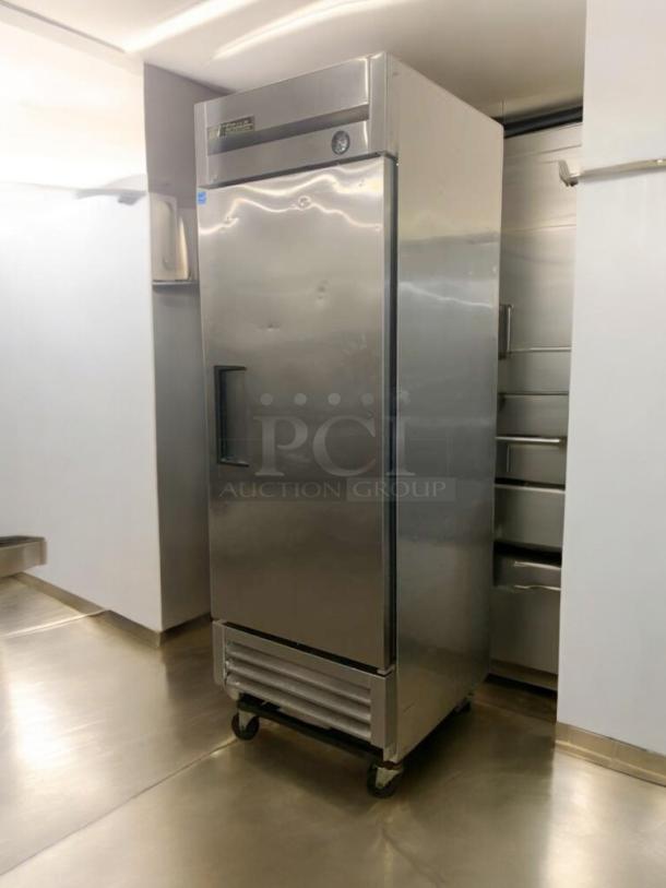 TRUE Commercial Upright Freezer, single door, 115V, superior condition, stainless steel, fully tested and working.