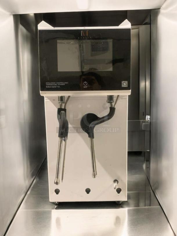 Elite condition Naixer NDF-XCZQ2W commercial steam machine, 240V, fully tested, touchscreen, dual steam wands.