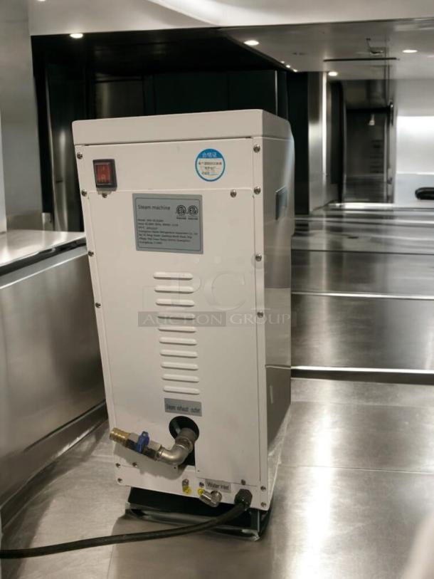 Elite condition Naixer NDF-XCZQ2W commercial steam machine, 240V, fully tested, with visible control panel and labels.