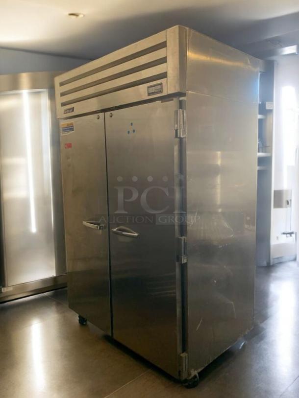 Turbo Air PRO-50F commercial freezer, double door, stainless steel, excellent condition, 115V, fully tested.