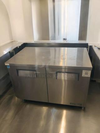Immaculate True TUC-48-HC undercounter refrigerator, stainless steel, 115V, tested and working, by True Manufacturing.