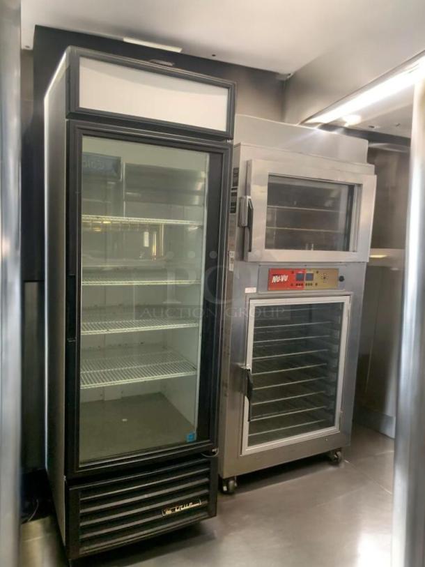 True GDM-23 single glass door commercial refrigerator, outstanding condition, fully tested, 115V, by True Manufacturing.