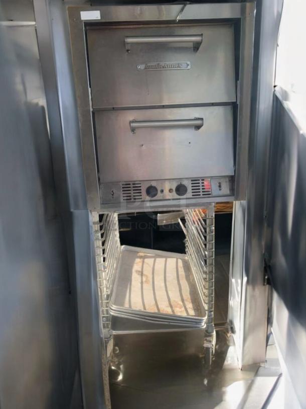 Auntie Anne’s double deck electric oven in prime condition, fully tested and working, with visible brand plate.