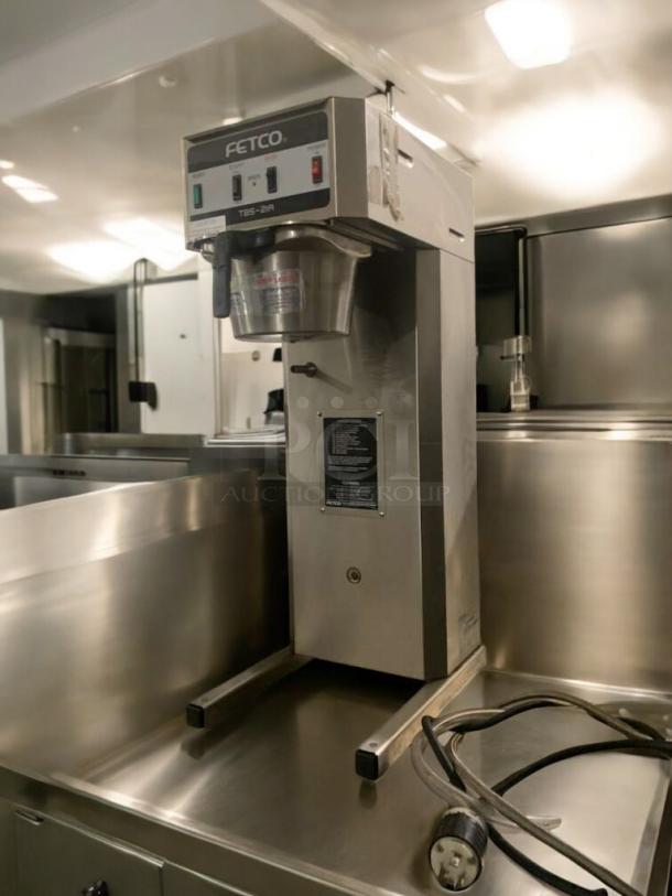 Fetco TBS-21A Commercial Tea Brewer, 120V, stainless steel, fully tested, excellent condition, with control panel and power cord.