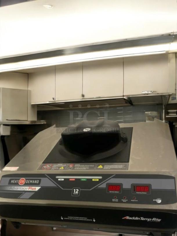 Aladdin Temp-Rite ADV700 meal delivery system, prime condition, 208–240V, fully tested and working, labels visible on front panel.