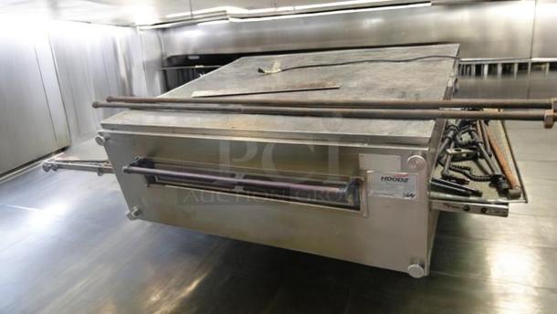 XLT 3255 conveyor gas pizza oven, exceptional condition, fully tested, stainless steel body, visible control panel, from Wichita, USA.