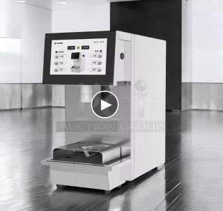 Anhui Linkbar Double Favor commercial espresso machine, excellent condition, 110V, touchscreen interface, fully tested, working.