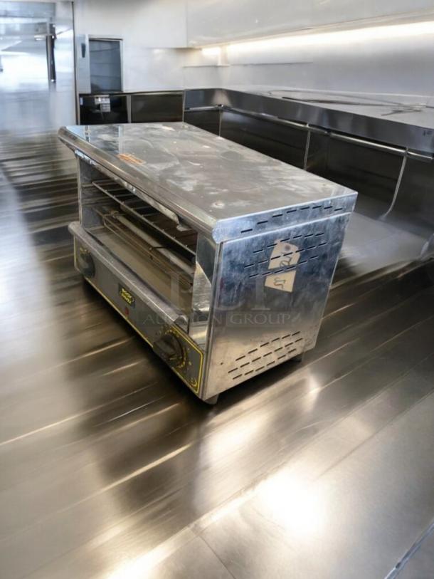 Equipex Sodir countertop electric oven, stainless steel, excellent condition, model from Equipex, Ltd., 120V, tested and working.