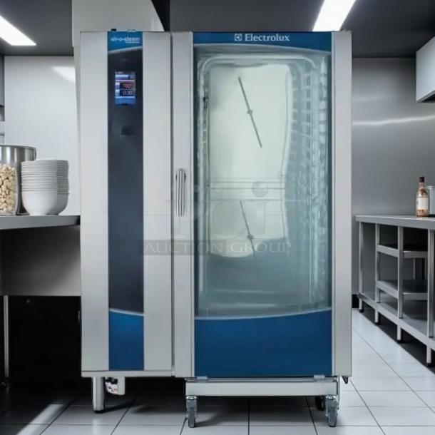 Electrolux Air-o-Steam Touchline AOS202GTP1 natural gas combi oven, outstanding condition, fully tested and working.