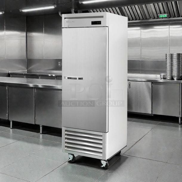 Blue Air BSF23-HC stainless freezer, single door, bottom-mount compressor, excellent condition, tested and working.