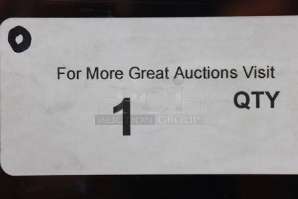 Avantco HAC-75-B horizontal air curtain merchandiser, new scratch-n-dent, 74 13/16", black, 2 shelves, LED lighting, 115V.