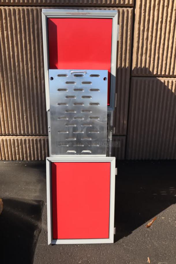 Avantco HTI-1836DS insulated heated holding cabinet with solid Dutch doors, brand new, 1,575 Watts, 120V, phase 1, S/N: 202505000599EI.