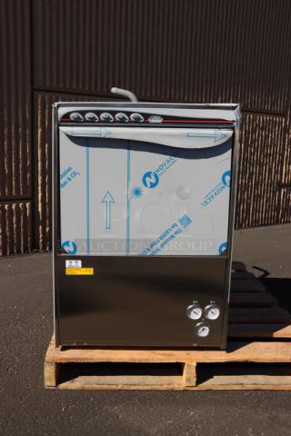 BRAND NEW CMA Dishmachines UC50E high temp undercounter dishwasher, 208/230V. Serial: DWU 100 1510. Scratch-N-Dent condition.