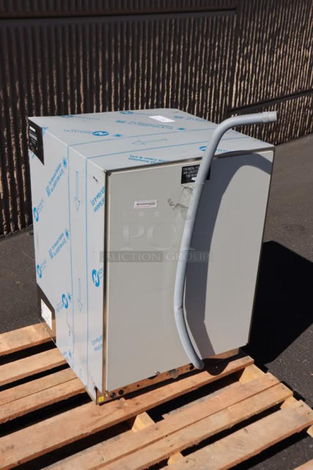 BRAND NEW CMA Dishmachines UC50E high-temp undercounter dishwasher, 208/230V, scratch-n-dent condition, on pallet.