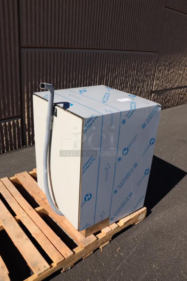 BRAND NEW CMA UC50E High Temp Undercounter Dishwasher in original packaging on pallet; scratch-n-dent condition.
