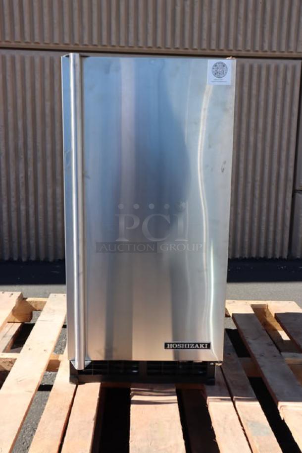 Brand new Hoshizaki C-80BAK-AD undercounter ice machine, minor scratches, ADA compliant, 27 lb. bin, 92 lb. capacity.