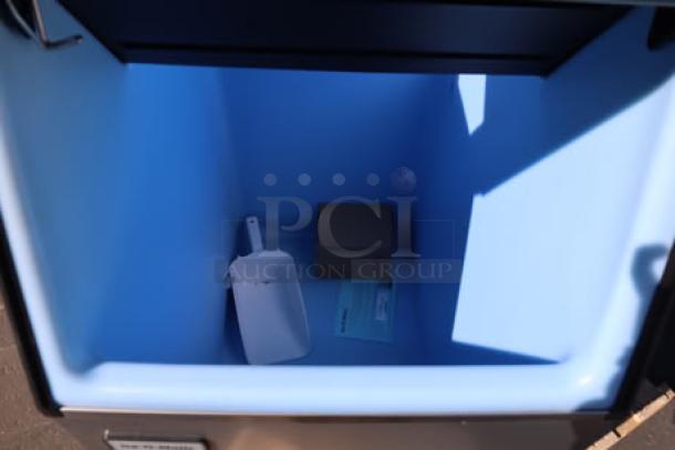 Ice-O-Matic B42PSC ice storage bin, 351 lb capacity, brand new, minor denting and scratching, out of original packaging.