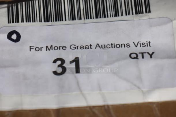 Regency 600SM242412N stainless steel mop sink, brand new with notched front, 24"x24"x12" bowl. Original packaging damaged.