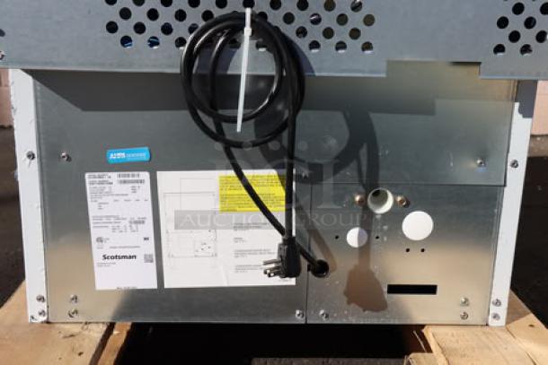 BRAND NEW Scotsman UC2024MA-1 Undercounter Ice Machine, 227 lb. capacity, air-cooled, 115v, minor cosmetic marks. Includes ice scoop.