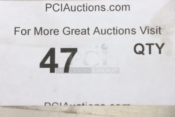 "Tag showing PCI Auctions, item 47 quantity label for Scotsman UN1520A-1A ice machine auction."