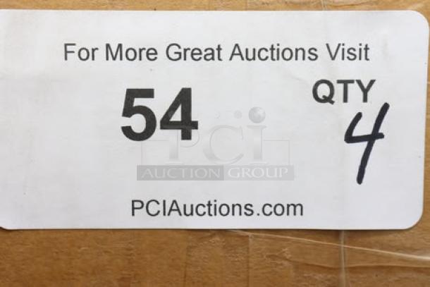 4 Lavex utility carts, 36"x24"x35", steel, fully welded, model 257FSUC24362. Brand new, scratch-n-dent. Label: QTY 4.