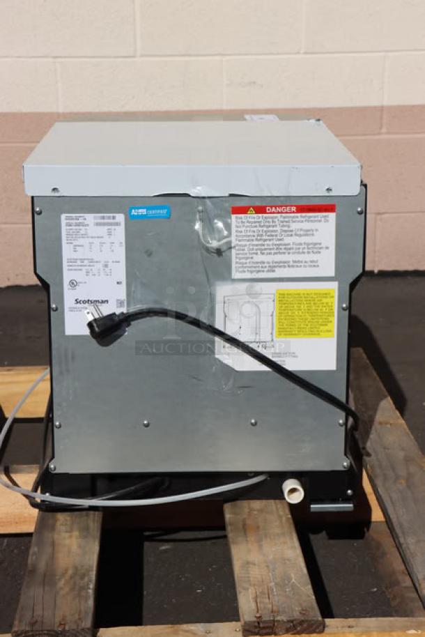 BRAND NEW Scotsman HID207AX-1 Meridian® Air Cooled Compact Nugget Ice Machine, Touch-Free Dispensing, out of box.