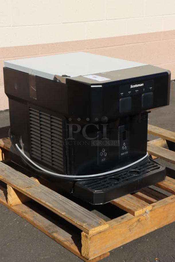 BRAND NEW Scotsman HID207AX-1A Meridian® air-cooled compact nugget ice machine, touch-free dispensing, 115V, 196 lb. capacity, out of box.