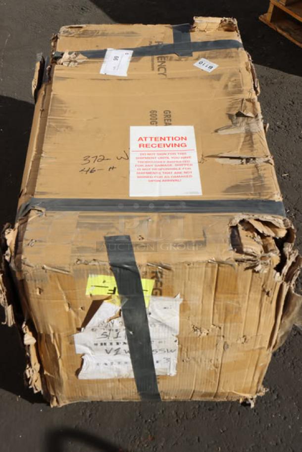 BRAND NEW SCRATCH-N-DENT Regency 600GT35 grease trap, 70 lb. capacity, 35 GPM, 3" non-threaded connections, PDI certified.