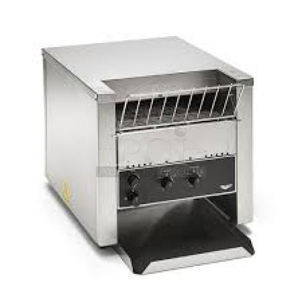 Vollrath CT2H-120250 conveyor toaster, 2 1/2" opening, 1600W, 120V, brand new scratch-n-dent, potential minor scratches/dents.