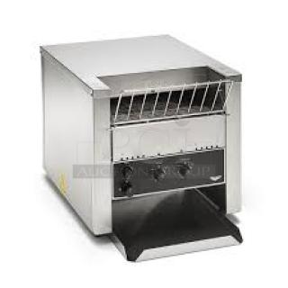 Vollrath CT2H-120250 conveyor toaster, 2 1/2" opening, 1600W, 120V, brand new scratch-n-dent, potential minor scratches/dents.