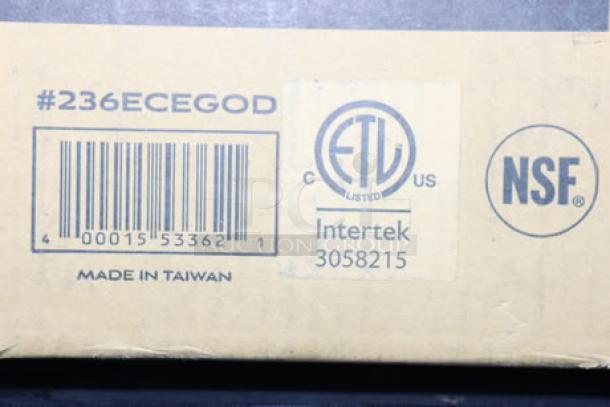 BRAND NEW Estella Caffe ECEGOD On Demand Espresso Grinder, 120V. Packaging damaged, possible scratches and dents. Made in Taiwan.
