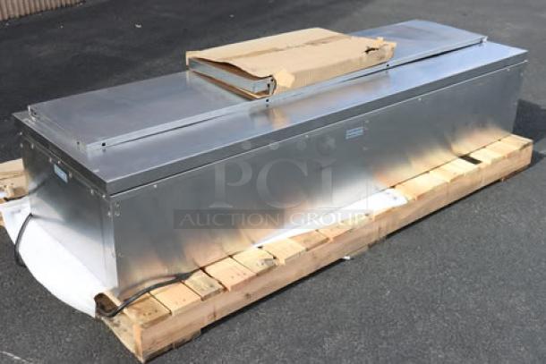 BRAND NEW SCRATCH-N-DENT ServIt 423ESTSWOPB Five Pan Electric Steam Table, stainless steel, partially enclosed, some dirt, 208/240V, 3750W.