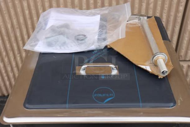 BRAND NEW Delfield 204P drop-in water station with ice storage, minor scratches/dents; includes attachments and Polifilm cover.