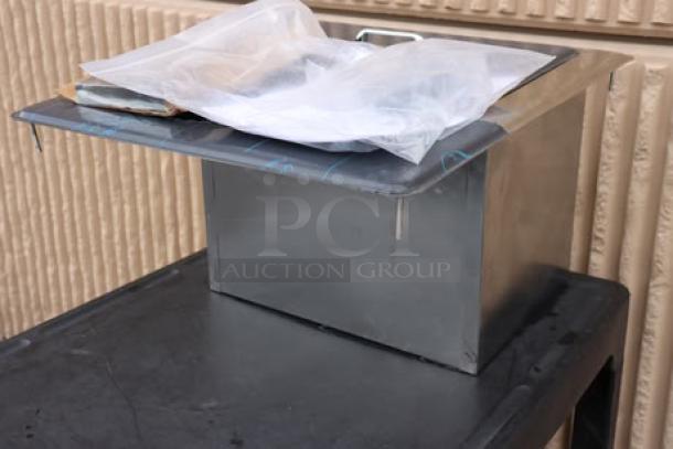 Delfield 204P drop-in water station with ice storage, brand new out of box, minor scratches/dents, S/N: 2508820100161.